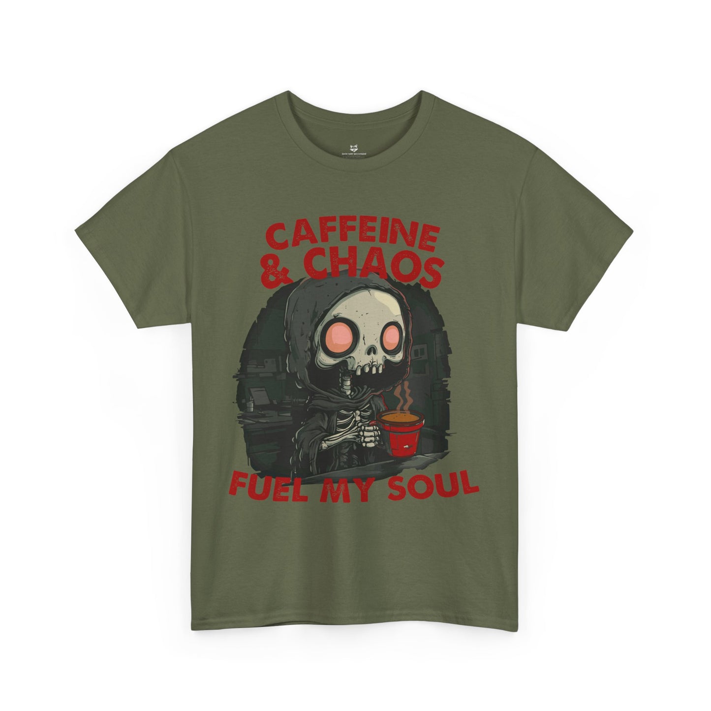 Coffee & Chaos Unisex Heavy Cotton Tee