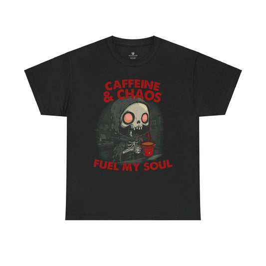 Coffee & Chaos Unisex Heavy Cotton Tee