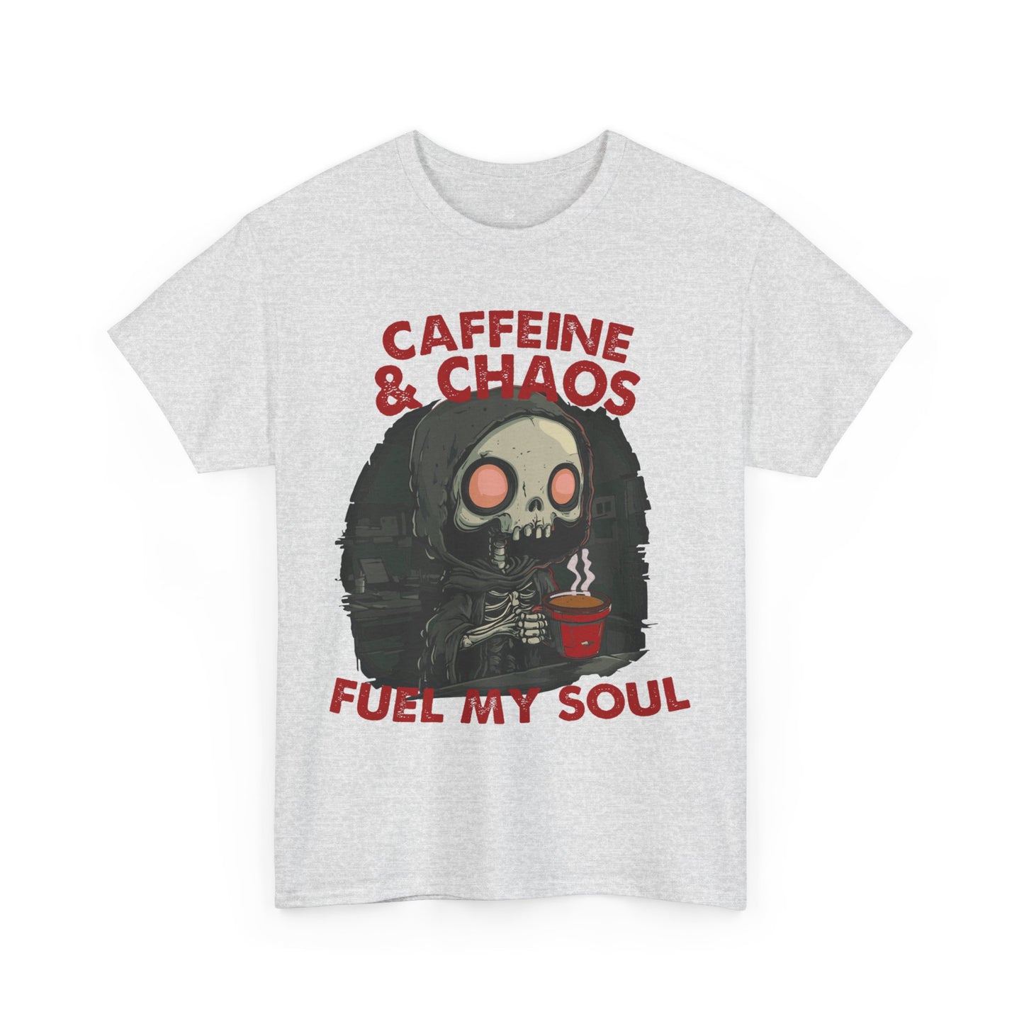 Coffee & Chaos Unisex Heavy Cotton Tee