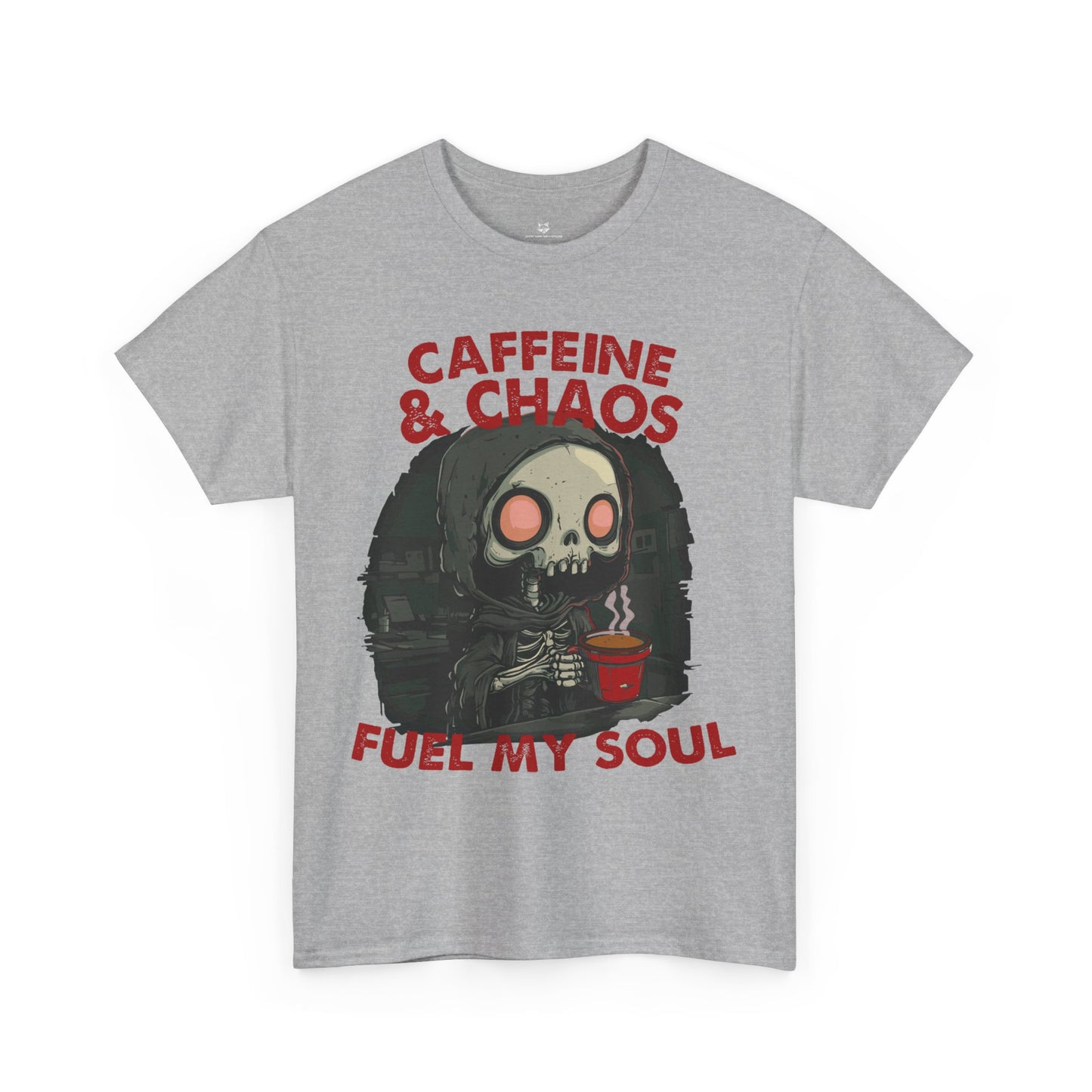 Coffee & Chaos Unisex Heavy Cotton Tee